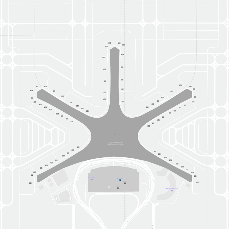 Qingdao Jiaodong Intl terminal map
