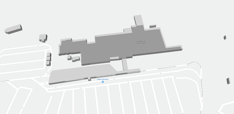 Hyeres terminal map