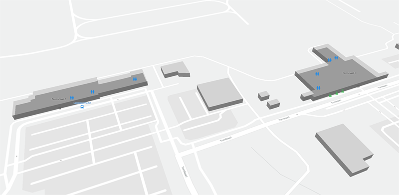 Tampere Pirkkala terminal map