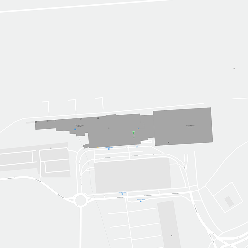 Tromsø-Langnes terminal map