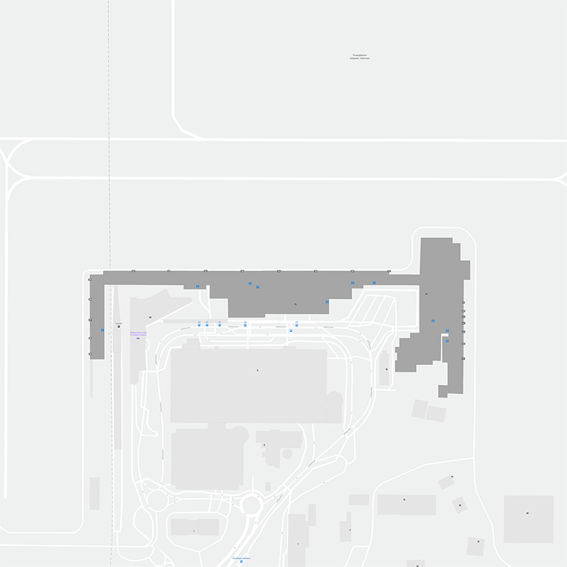 Trondheim-Værnes terminal map