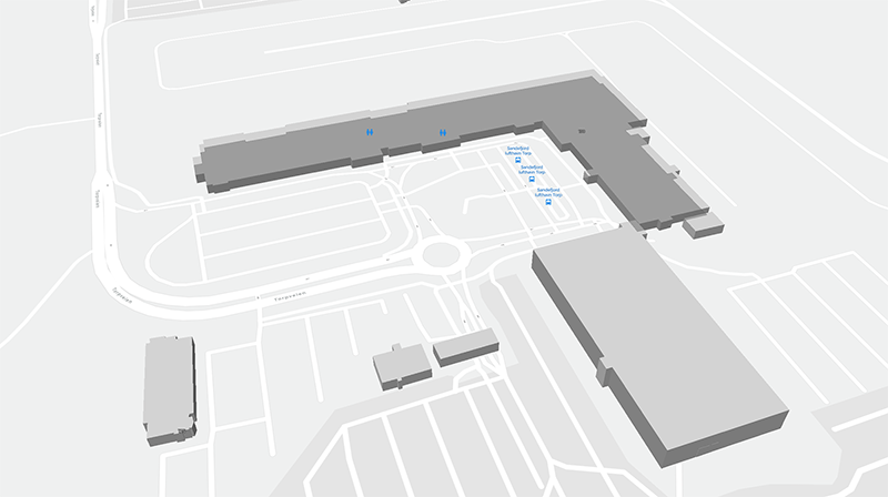 Sandefjord-Torp terminal map