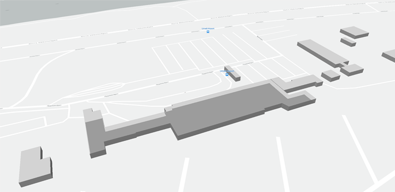 Umea terminal map