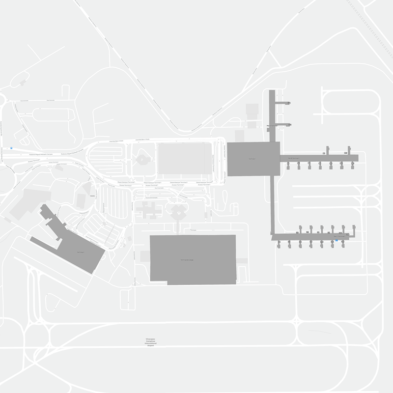 Viracopos International Airport terminal map