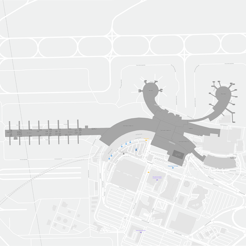 Vienna International Airport terminal map