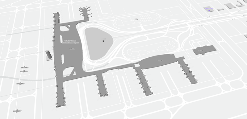 Wuhan terminal map