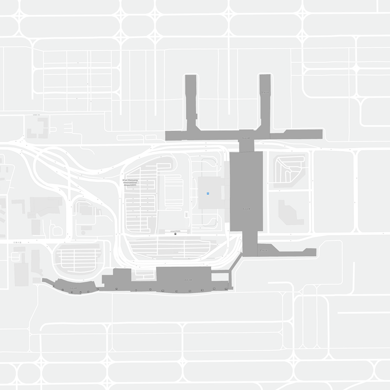 Xi'an Xianyang International Airport terminal map