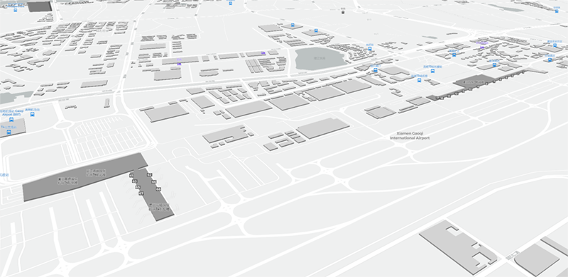 Gaoqi Intl terminal map