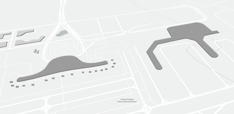 Penglai Intl terminal map