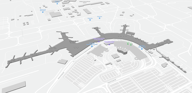 Calgary terminal map