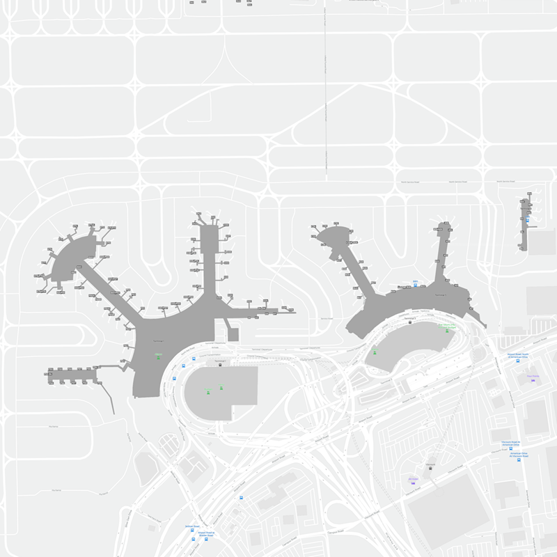 Pearson Intl terminal map
