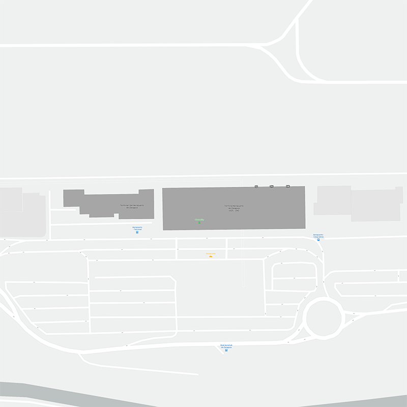 Zaragoza terminal map