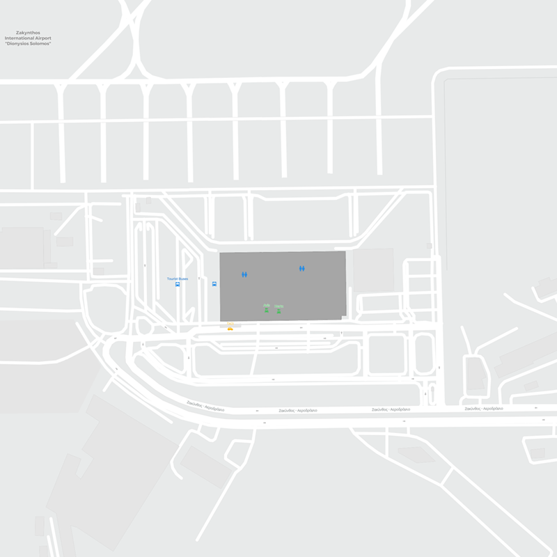 Zakynthos International Airport terminal map