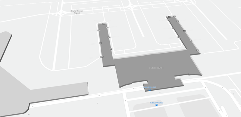 Zhuhai terminal map