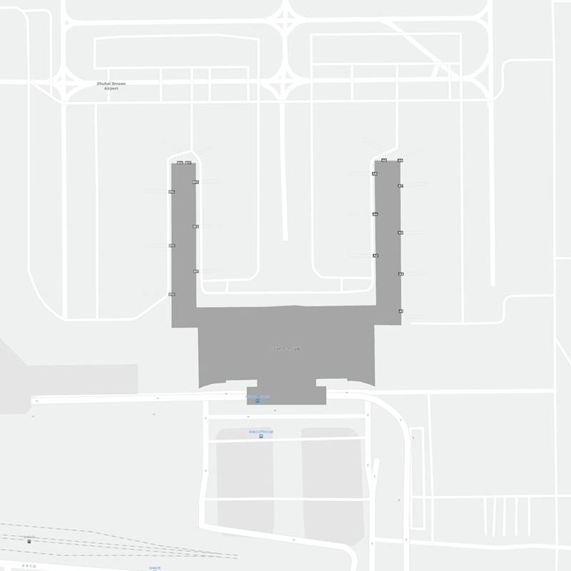 Zhuhai terminal map